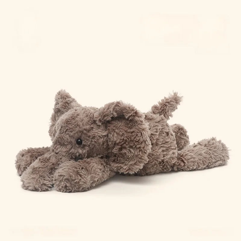 35CM Little elephant plush toys, cute dolls, sleeping throw pillows, cloth dolls, birthday gift dolls for girls