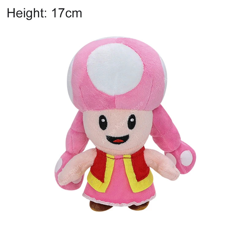 60 Styles Mario Plush Toys Yellow Fire Flower Star Shy Guy Boo Koopa Troopa Waluigi Goomba Toad Nabbit Diddy Kong Stuffed Plush