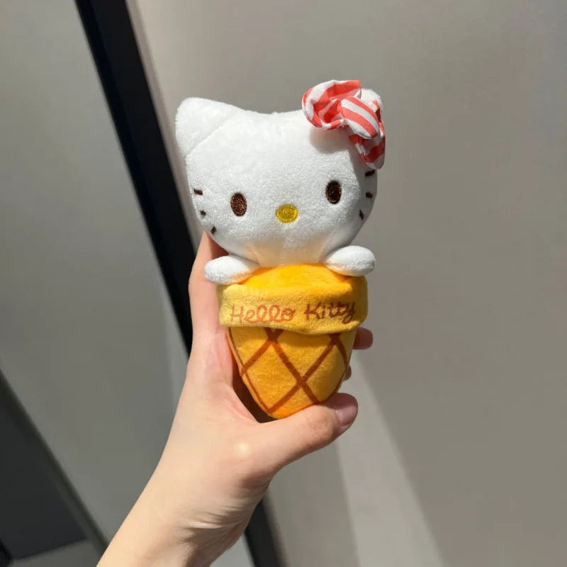 Meet the Whimsical Cartoon Hello Kitty Bag Charms: Your Pocket-Sized Party Crew!