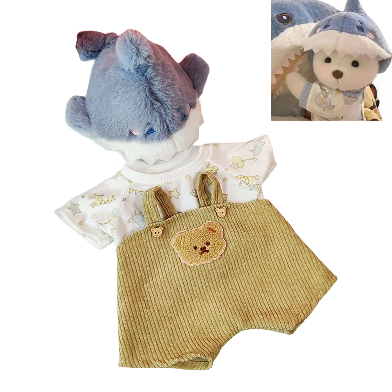 30cm Handmade Teddy Tale Bear Plush Toy Change Dress Baby Crawling Cloth Girl Hug Cuddly Plushie Doll for Girlfriend Gift