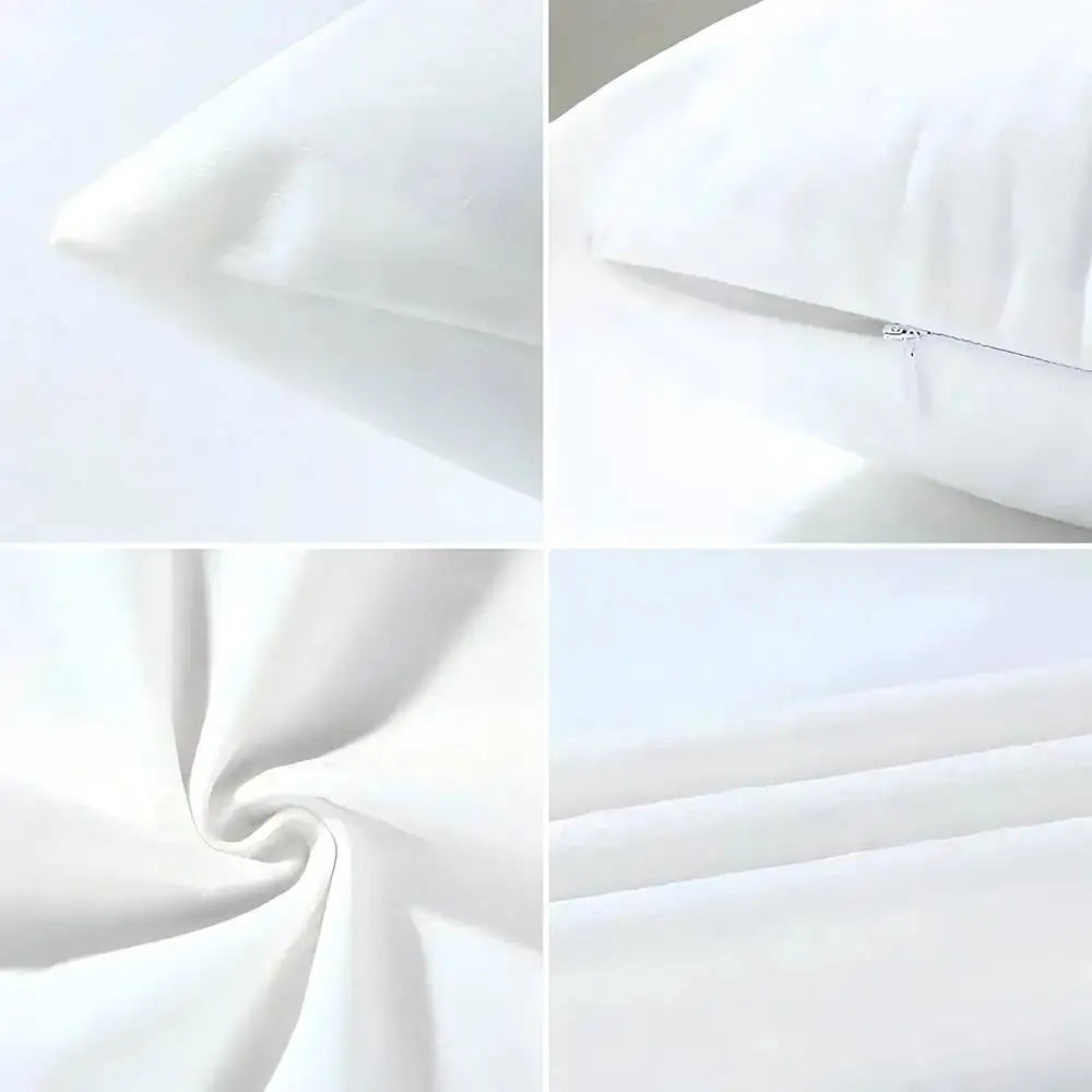 Lavender Bow Short Plush Pillow Cover