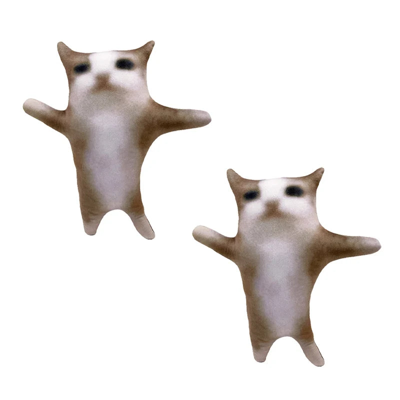 TinicooCat Happy Cat Plush Toy Movie Stuffed Animal Cute Cat Plush Interactive Cat Plush Animal Happy Cat Kids Toy Birthday Gift