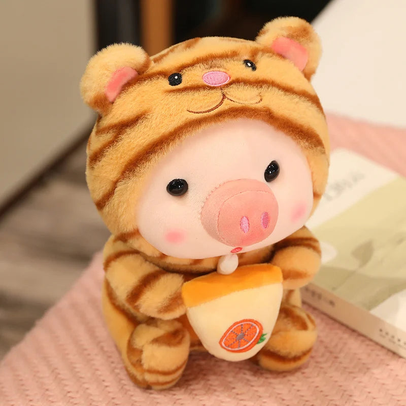 Kawaii Giant Bear Cosplay Panda Doll Creative Plush Toy Cartoon Zoo Animal Plushie Throw Pillow Birthday Xmas Gift Home Decor
