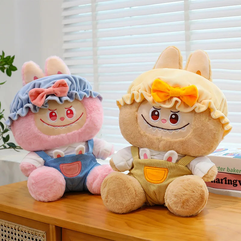 New suspender pants fabric plush toy Transformed Doll Children's Birthday Gift Cute Sleeping Pillow Doll