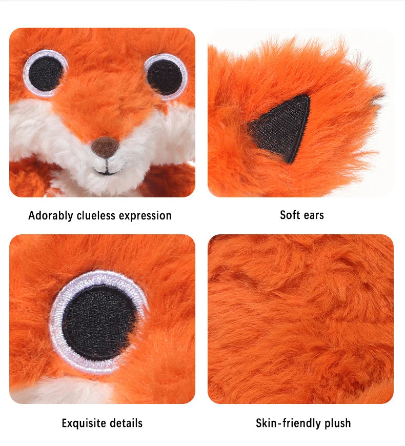 Stuffed Animals Adorable Fox Plush Toys 15 inches Soft and Comfort Fox Plush Toy Gift for Kids, Orange/White