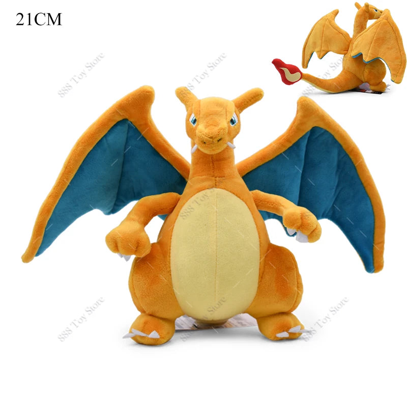 Pokemon Plush Shiny Gyarados Charizard Mega Rayquaza Hisuian Zorua Ho-Oh Lucario Butterfree Anime Stuffed Peluche Kids Xmas Gift