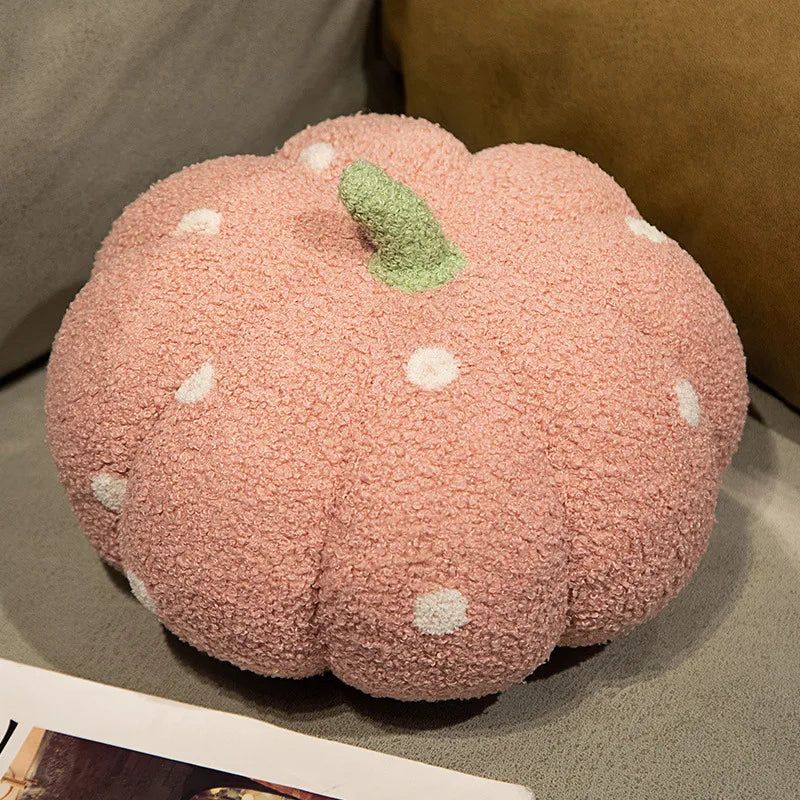 18-35cm Kawaii Simulation Nordic Halloween Pumpkin Plush Toys Lovely Soft Plant Stuffed Doll Holidays Props Decor Throw Pillow