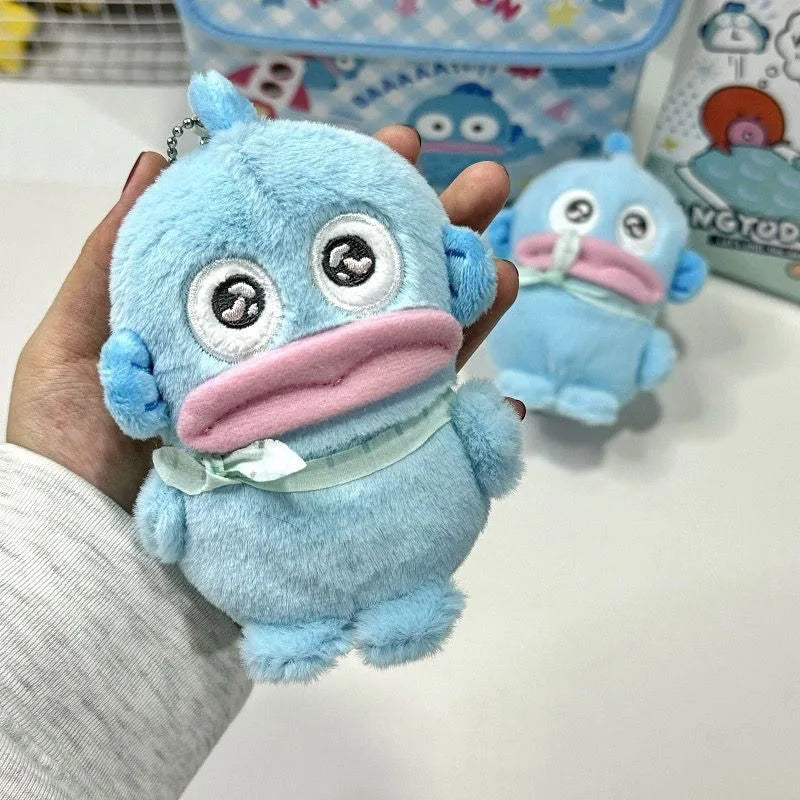 JELLY SIGHT Blue Flannel Plush Keychains - Japanese Movie & TV Themed, CE - Certified, Unisex for 14+y & 18+