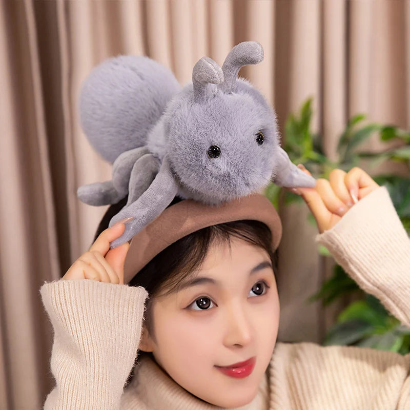 Hot Sale Delicate Lifelike Ant&Hippo Plush Toys Lovely Delicate Love Heart Hippo Pretty Room/Car/Desktop Decor