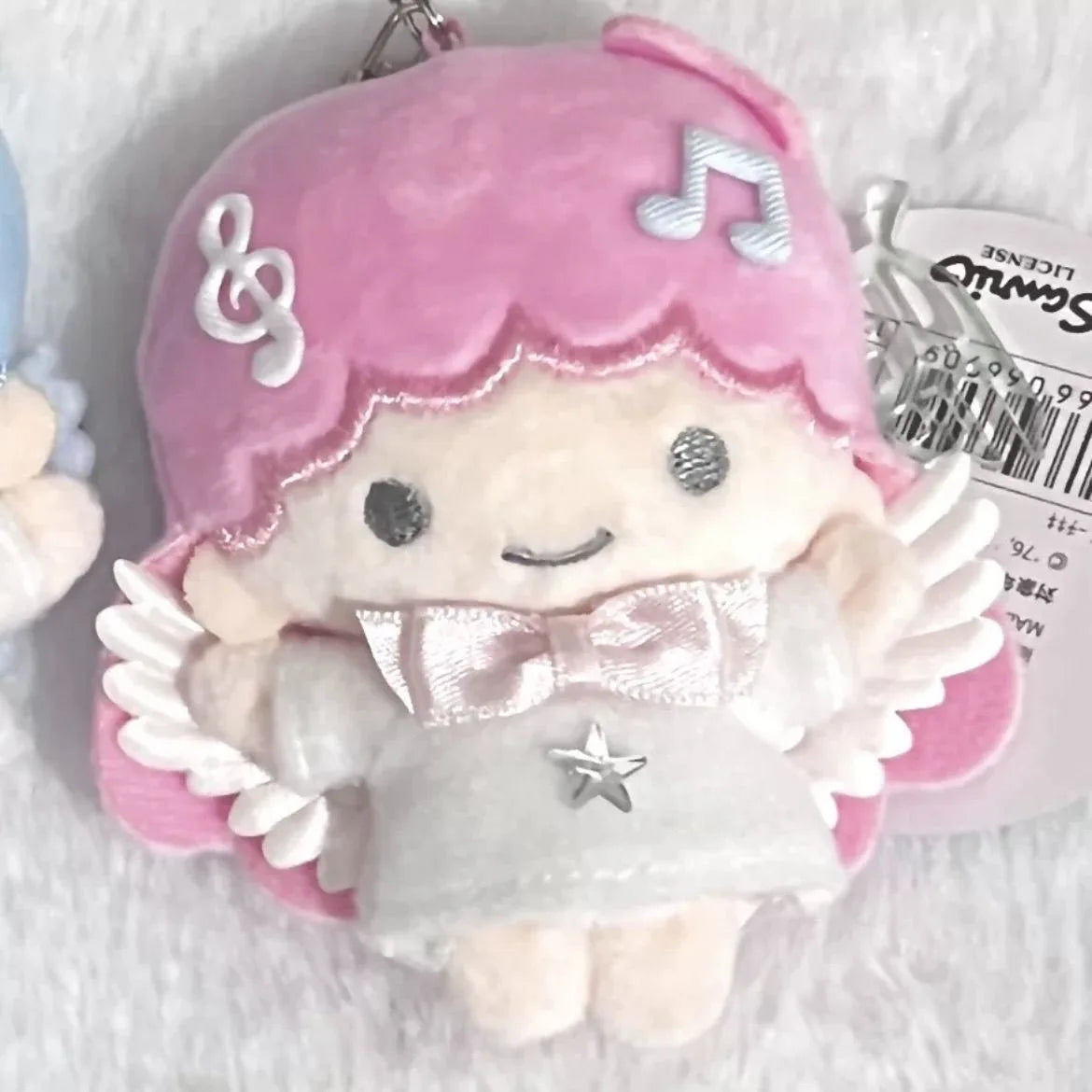 “Little Twin Stars Plush Keychains - 10cm Cute Angel Twin Girls Stuffed Toy Keychain, Soft Kawaii Pendant for Backpack/Keys, Gift for Sanrio Fans & Kids”