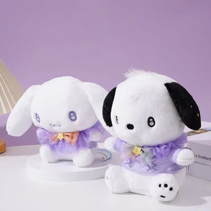 Sanrio Kuromi Plush Toy Cartoon Anime Melody Big Ear Dog Galaxy Supernova Series KT Cat Plush Toy Gift for Girlfriend's Birthday