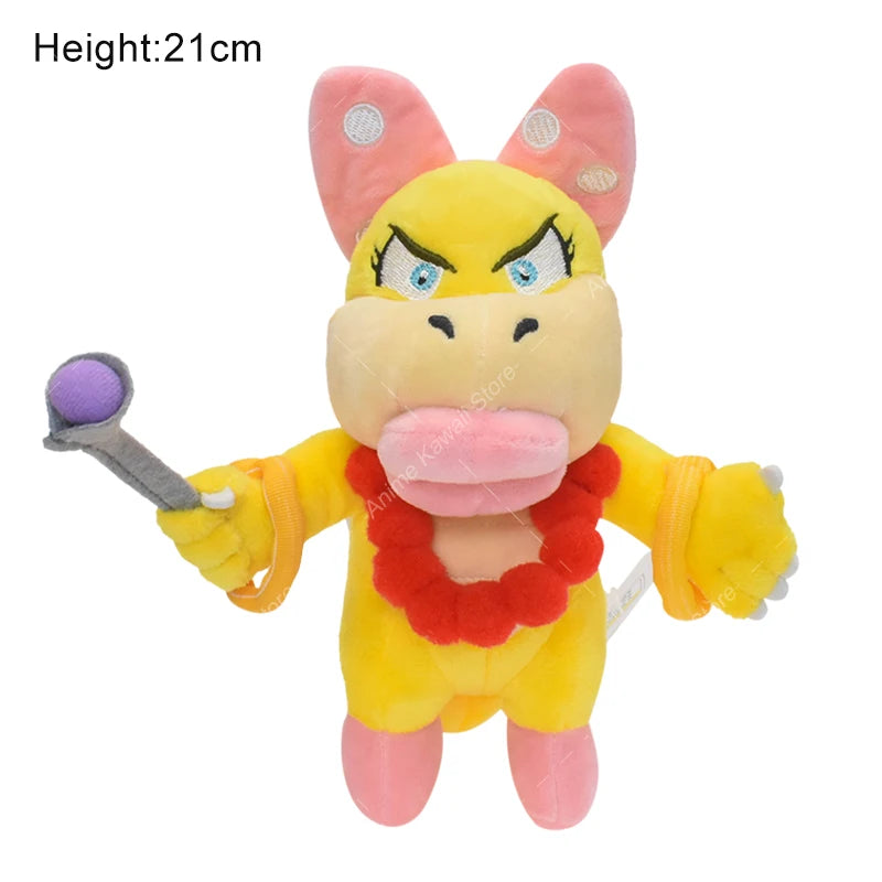Bowser Bros Plush Toys King Koopa Bowser King JR Anime Cartoon Soft Stuffed Plush Toy Dolls For Children Birthday Christmas Gift