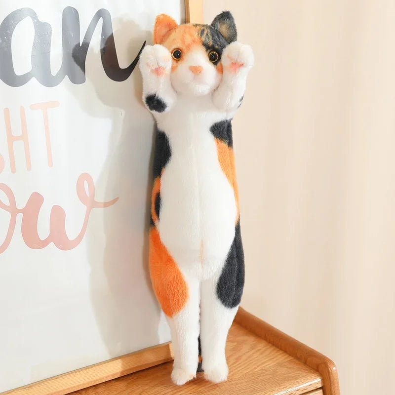 25/40/58cm Funny Joy Cute Soft Standing Pose Cat Plush Toys Pause Pillow  Home Decor Doll for Kids Girl Gift