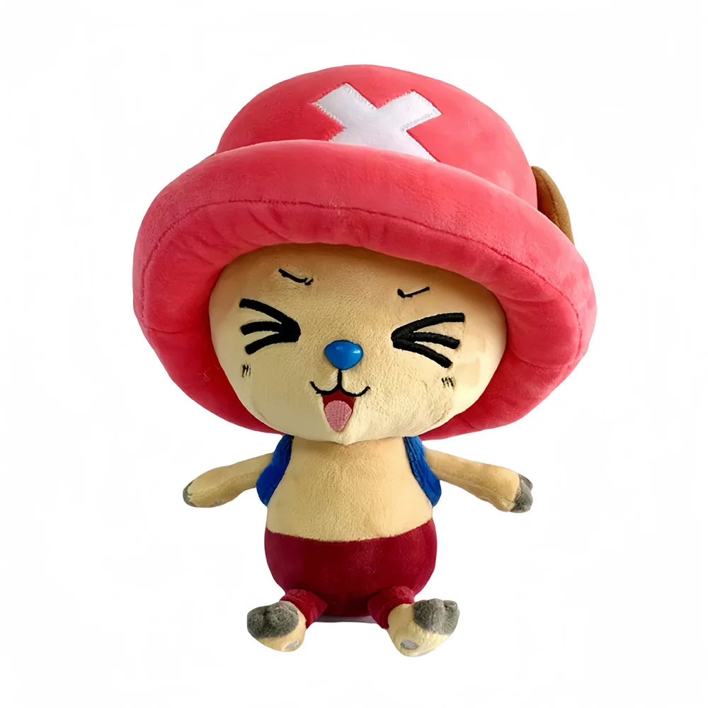 14-30cm/5.5-11.8in Genuine ONE PIECE Stuffed Plush Toy Kawaii Plush Keychain Toy Tony Chopper Soft Stuffed Plush Doll Keychain