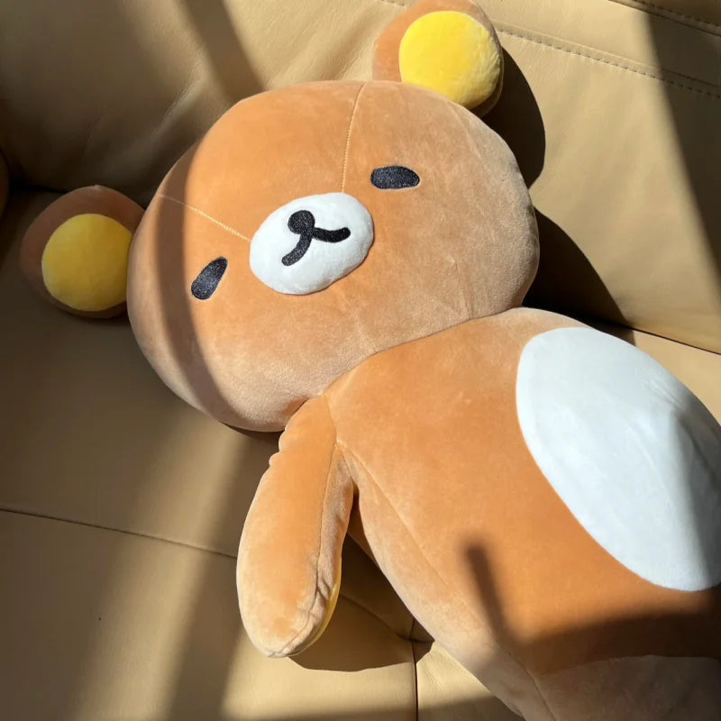 Rilakkuma Plush Pillow Cute Animal Bear Stuffed Doll Kuma Plushies Cushion Kawaii Room Deocr Toys Car Backrest Gift for Kids