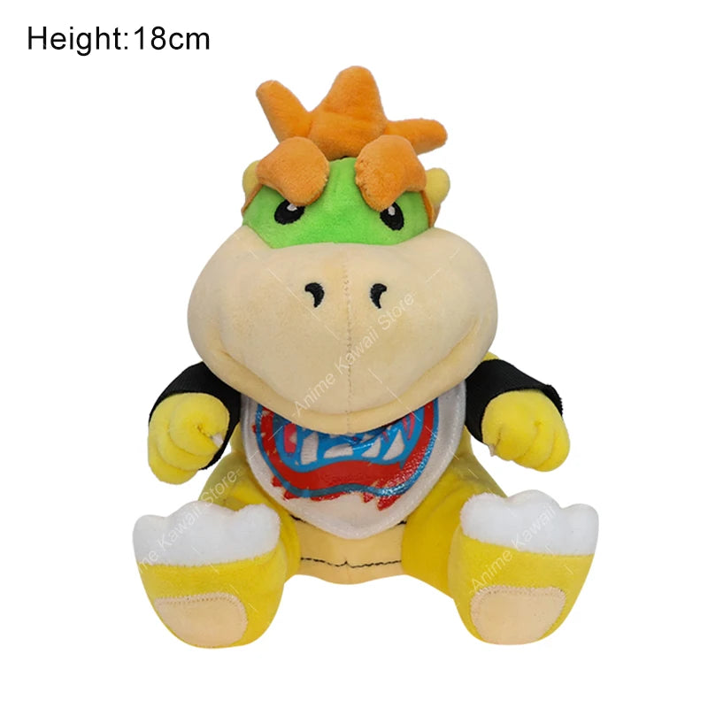 Bowser Bros Plush Toys King Koopa Bowser King JR Anime Cartoon Soft Stuffed Plush Toy Dolls For Children Birthday Christmas Gift