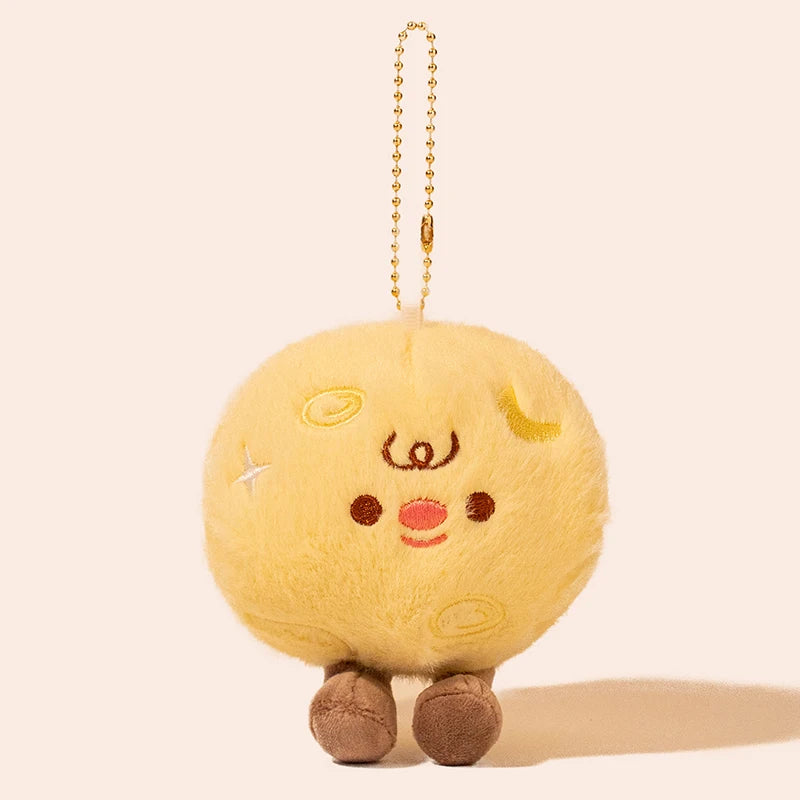 Cute and creative cartoon sports game ball pendant planet plush toy tennis doll fun claw machine
