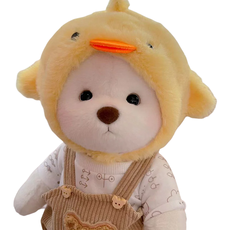 30cm Handmade Teddy Tale Bear Plush Toy Change Dress Baby Crawling Cloth Girl Hug Cuddly Plushie Doll for Girlfriend Gift