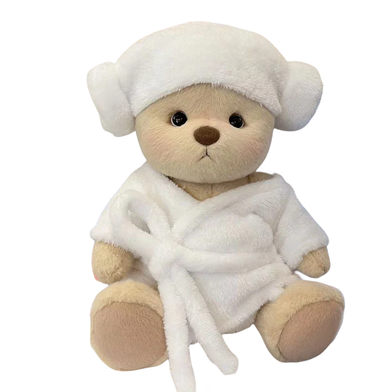 30cm Handmade Teddy Tale Bear Plush Toy Change Dress Baby Crawling Cloth Girl Hug Cuddly Plushie Doll for Girlfriend Gift