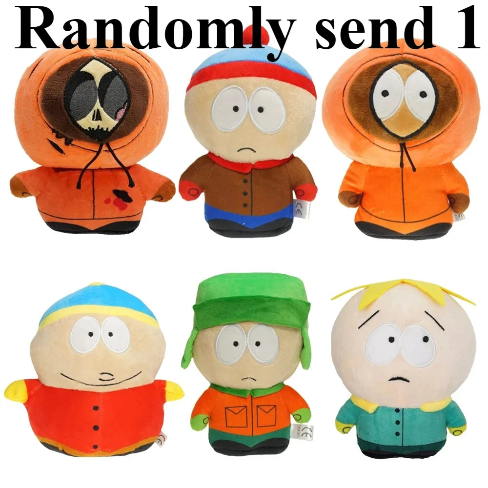 20cm South North Parks Plush Toys cartoon Plush Doll Stan Kyle Kenny Cartman Plush Pillow Peluche Toys Children Birthday Gift