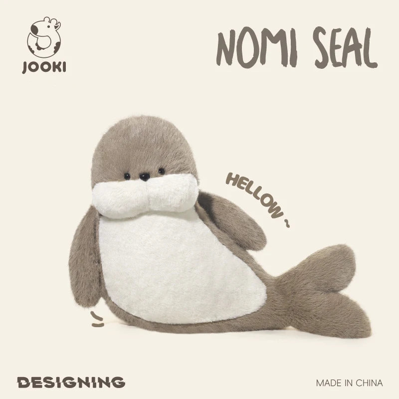 Seal plush toy, cute and soft doll, cute sleeping pillow, doll birthday gift, children's marine animal gift