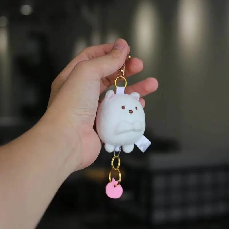“8cm Sumikko Gurashi Style Plush Keychains - Cute Corner Friends Mini Stuffed Animal Keychain Set, Soft Kawaii Pendant for Keys/Backpacks, Gift for Kids & Fans”