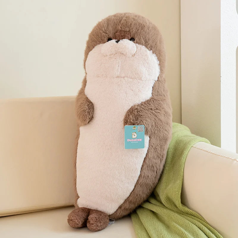 Cute Seal Plush Toy Lifelike Stuffed Marine Life Sea Otter Soft Doll Simulation Seal Pillow Cushion Kids Toys Birthday Gift