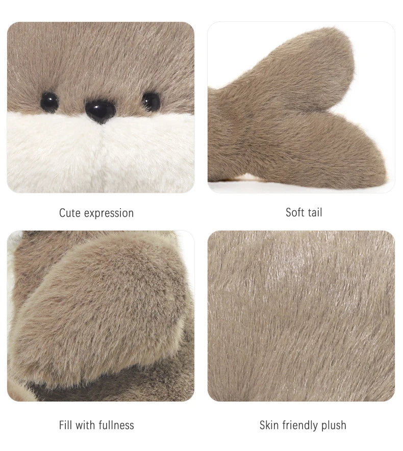 Seal plush toy, cute and soft doll, cute sleeping pillow, doll birthday gift, children's marine animal gift