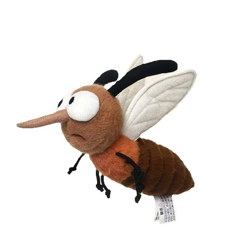 25cm Summer Fun Creative Mosquito Plush Toy 13cm Prank Mosquito Pendant Keychain Party Decor Room Decor Kid Birthday Gift