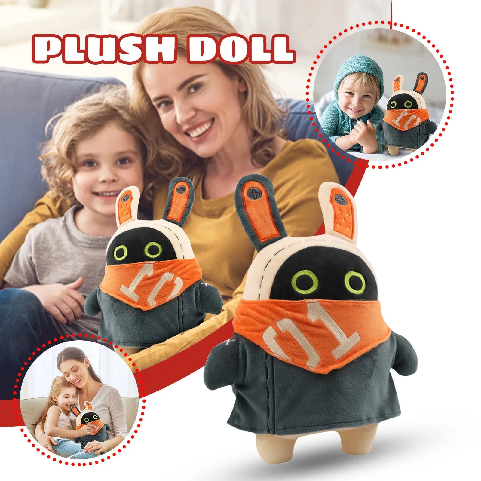 New Zenless Zone Zero Plush Toys Bangboo Plush Dolls Rabbit Stuffed Hot Anime Game Plushies Toys Kids Birthday Gifts Christmas