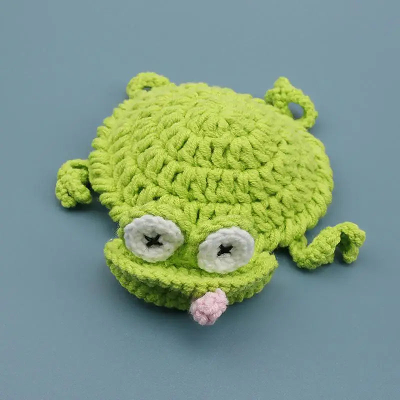 Handmade Animal Crochet Cotton Drink Coaster, Playful Cup Mat for Coffee Table, Desk and Cozy Home Decor