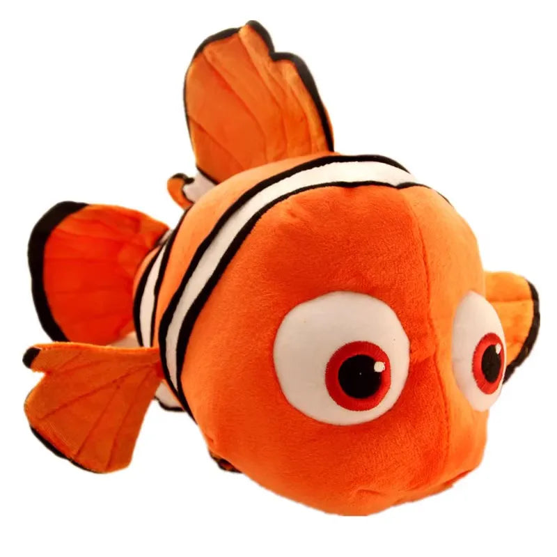 “Clownfish Plush Toy - 25cm/40cm/60cm Soft Stuffed Animal, Ocean-Inspired Fish with Healing Charm for Kids & Sea Lovers”