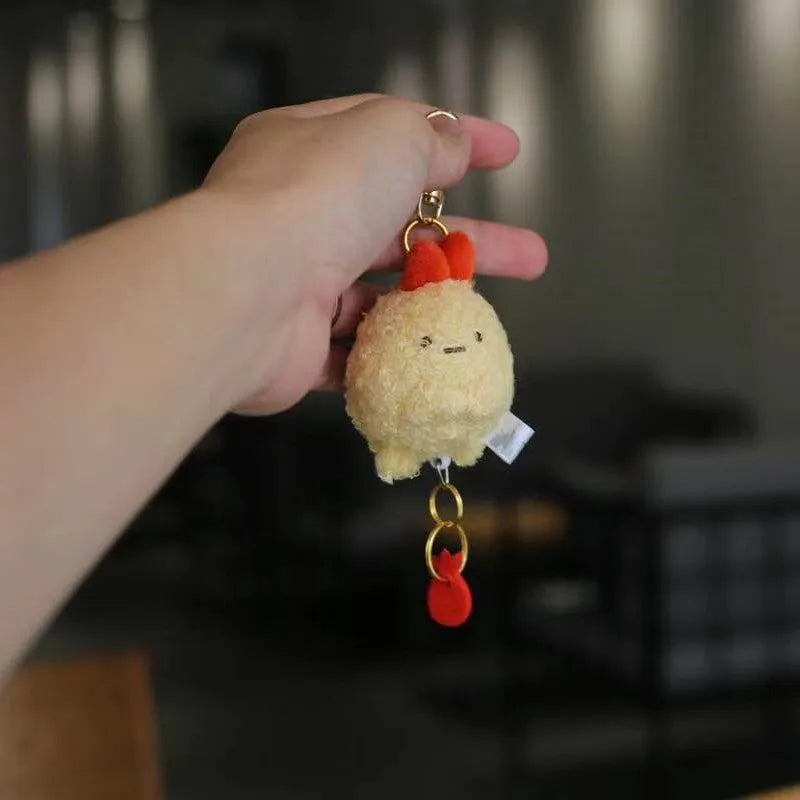 “8cm Sumikko Gurashi Style Plush Keychains - Cute Corner Friends Mini Stuffed Animal Keychain Set, Soft Kawaii Pendant for Keys/Backpacks, Gift for Kids & Fans”
