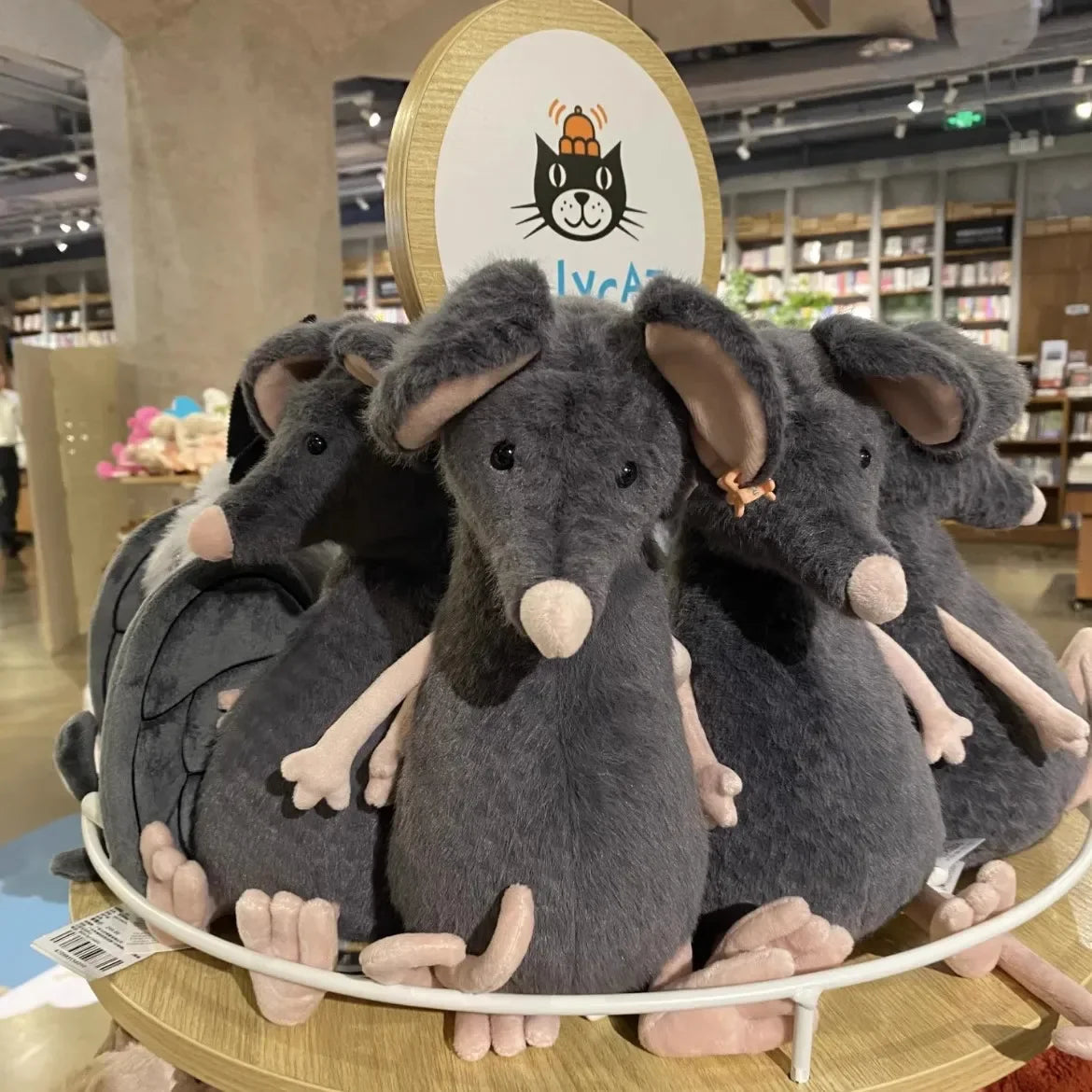 2025 New Jellycat Sad Mouse Plush Toy Kawaikid Soothing Doll Room Decoration Doll Girl Birthday Gift
