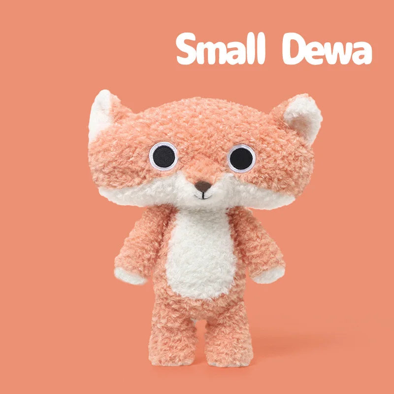 28CM Cartoon Fox Plush Toy Super Soft Stuffed Animal Fox Baby Appease Doll For Birthday Gifts Home Decor Kids Gift Getaway