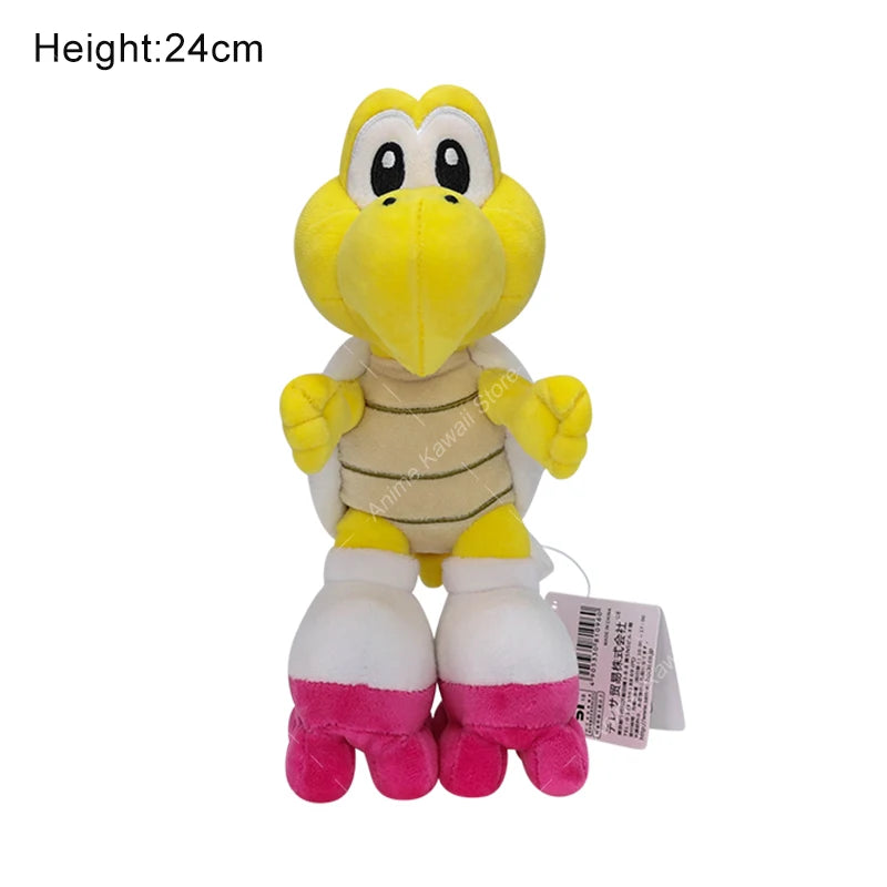 60 Styles Mario Plush Toys Yellow Fire Flower Star Shy Guy Boo Koopa Troopa Waluigi Goomba Toad Nabbit Diddy Kong Stuffed Plush