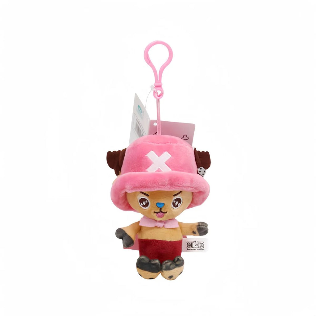 14-30cm/5.5-11.8in Genuine ONE PIECE Stuffed Plush Toy Kawaii Plush Keychain Toy Tony Chopper Soft Stuffed Plush Doll Keychain