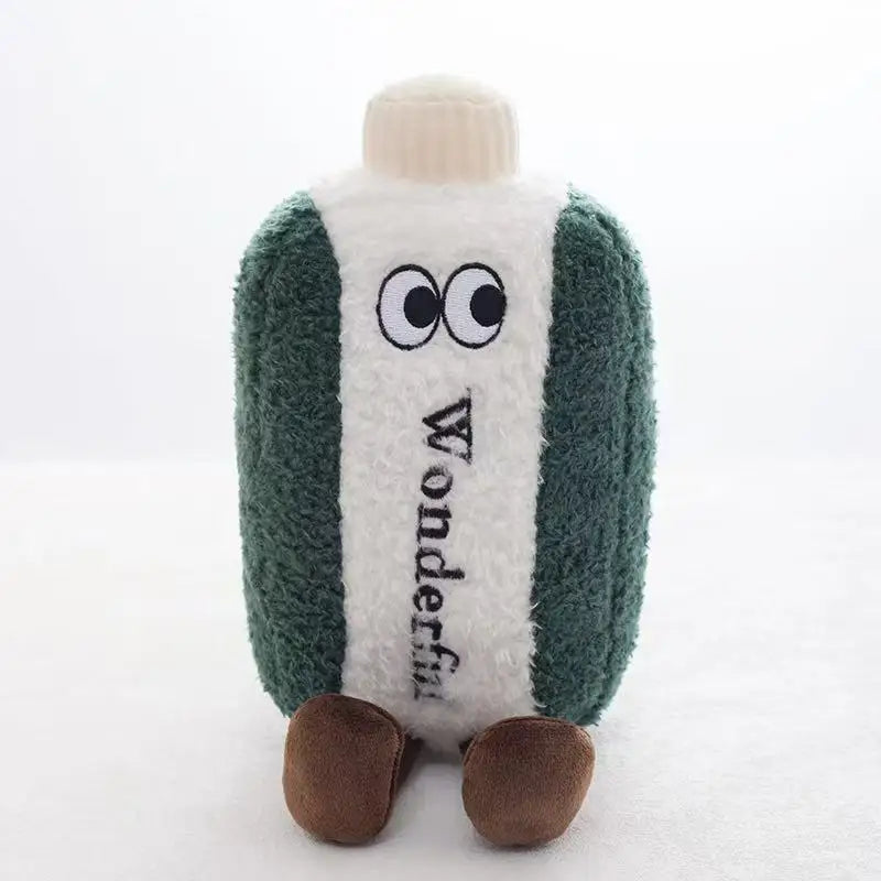20/25cm New Coffee Cup Milk Box Pineapple Bun Boy Stuffed Plush Toy Cartoon Anime Suitable Children's Birthday Gift Fun Doll