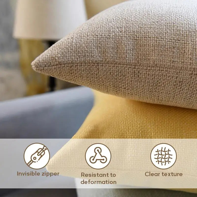 LOGO A-APEROL SPRITZ Cushion Cover Natural Linen Organic Fabric Double-Sided Printing Sofa Home Decor Gift Pillow Case