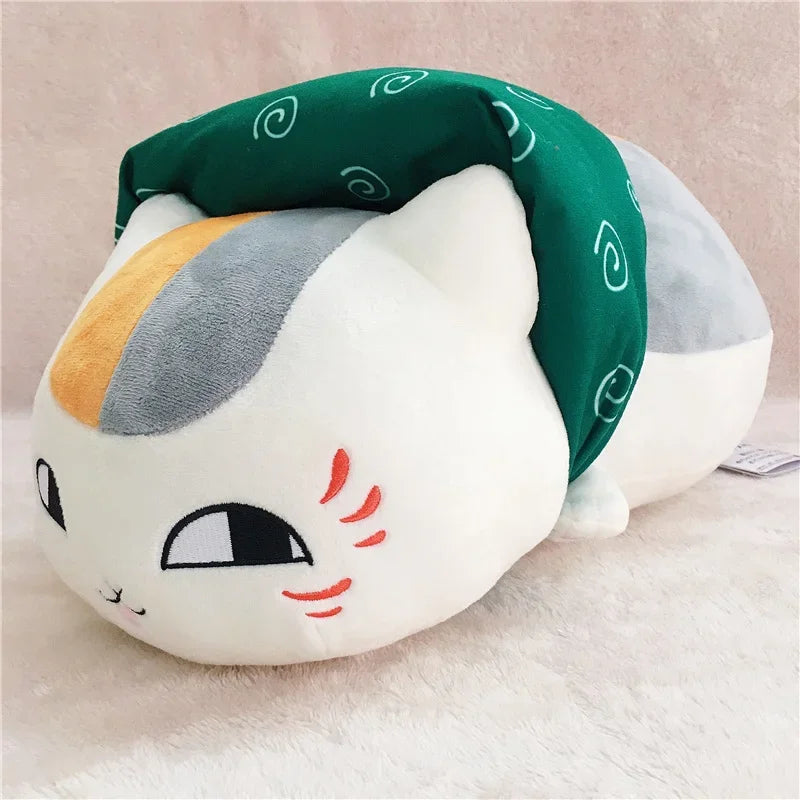 Original Throw pillow Natsume Yuujinchou Nyanko Sensei Cat Plush Doll Toy 40cm A Lovely Birthday Gift For Children