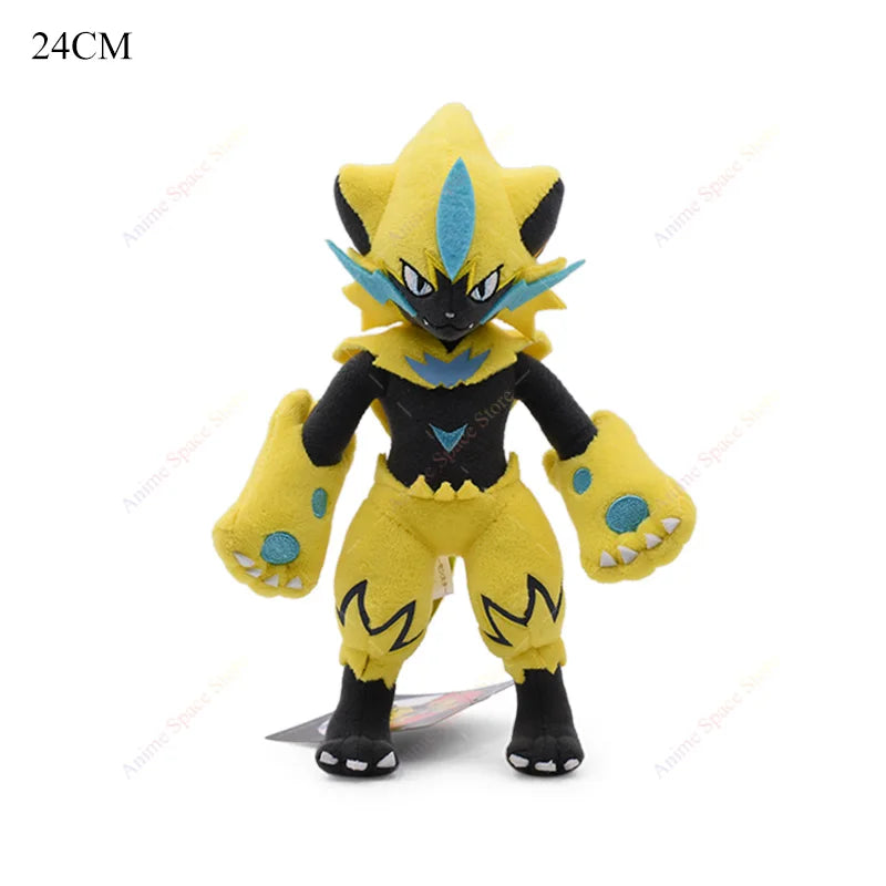 Hot Sale Pokemon Plush Shiny Zeraora Toys Anime Garchomp Articuno Meowscarada Sprigatito Lucario Stuffed Animal Peluche Dolls