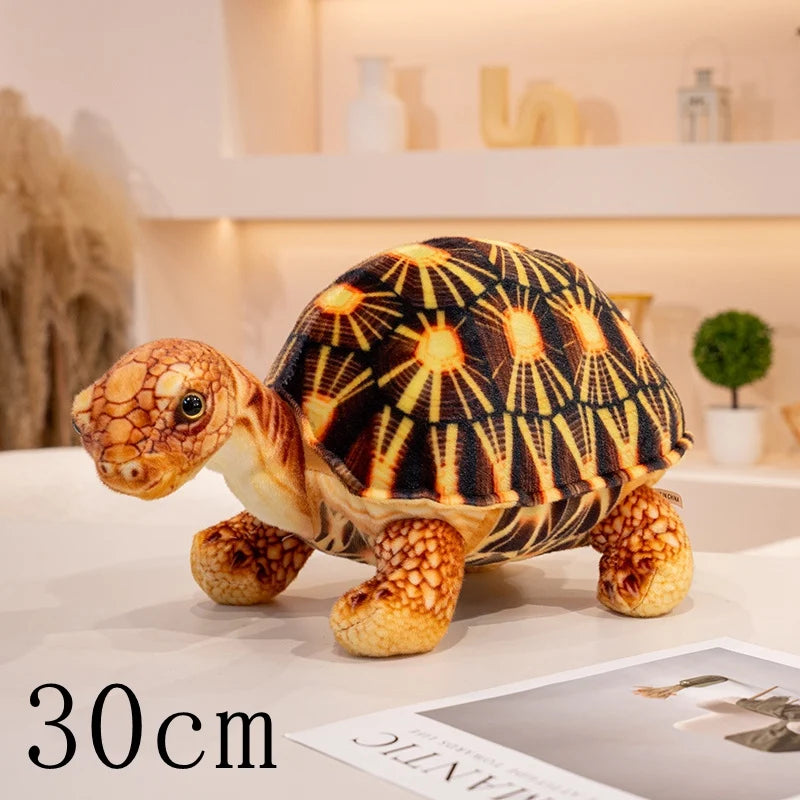 Cute Baby Super Green Simulation Stuffed Tortoise Realistic Sea Turtle Animal Plush Baby Toy Gift Hot Sale Home Decoration Gift