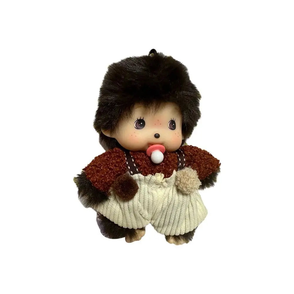 15cm Mengqiqi Plush Doll Pendant City Series PP Cotton Monkey Plush Doll Cute Hand Puppet Doll Birthday Gift Plush Toy