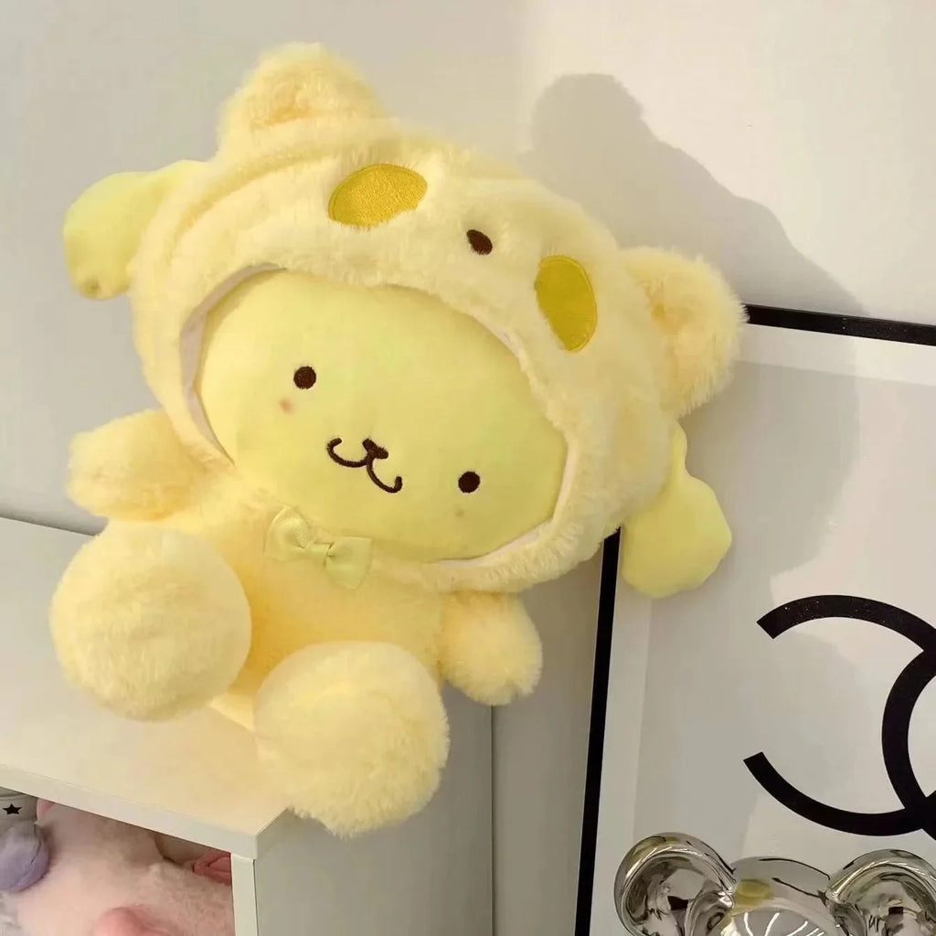 “22 - 25cm Bear - Themed Plush Dolls Set - Cute Transformed Animal Stuffed Toys, Soft Cuddly Companions for Kids &amp; Plush Lovers”