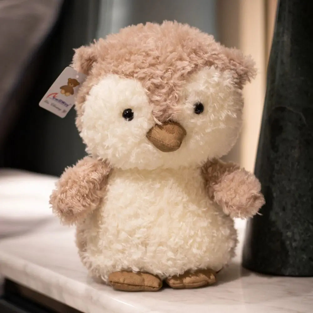 Soft Furry Plush Toys Fox Owl Pig Lamb Chick Duck PP Cotton Birthday Gifts for Boy Girls Cute Plushies Dolls Gifts Adult