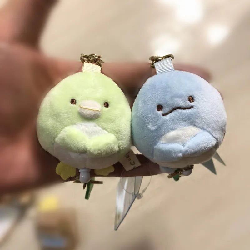 “8cm Sumikko Gurashi Style Plush Keychains - Cute Corner Friends Mini Stuffed Animal Keychain Set, Soft Kawaii Pendant for Keys/Backpacks, Gift for Kids & Fans”