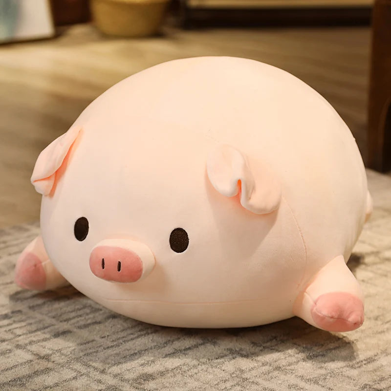 Hot Sale Cartoon Fat  Pink Pig Plush Toy Lovely Soft Animal Pillow Big Doll Stuffed For Boys Girls Birthday Gifts Decoration