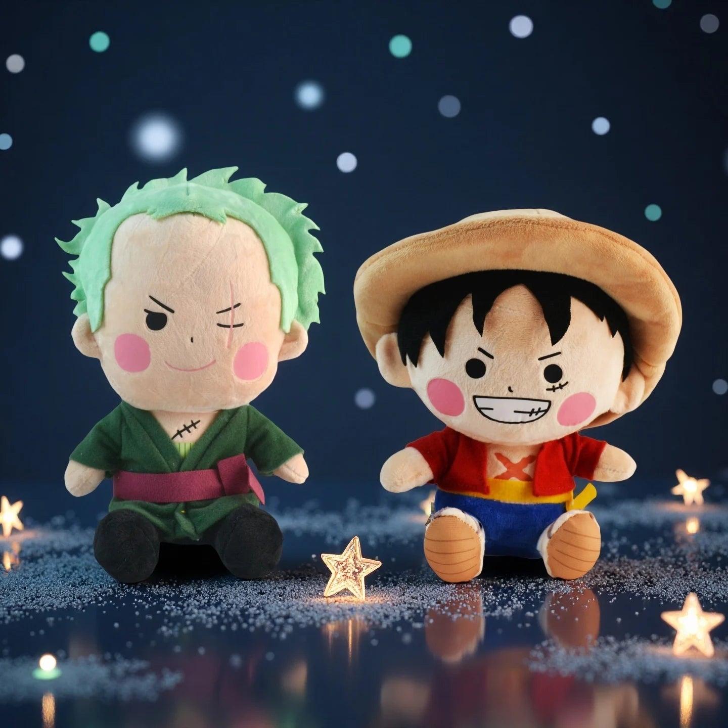 Genuine ONE PIECE Plush Toys Cartoon Character Luffy Chopper Solon Q Version Anime Cute Stuffed Dolls Birthday Present For Child