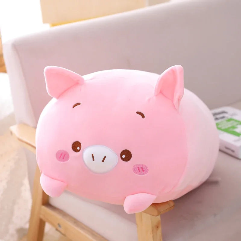 Hot 20/28cm Soft Animals Cartoon Cat Pillows Cushion Lovely Rabbit Stuffed Dog  Penguin Pig Frog Plush Toy Birthyday Gift
