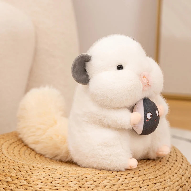 20/ 25cm Cute Hamster Doll Stuffed Toy Totoro Mouse Doll Sleeping Pillow Doll Children's Birthday Gift Girl Totoro Doll Cute Halloween